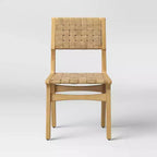 Sedia da pranzo Ceylon in legno naturale - Threshold™