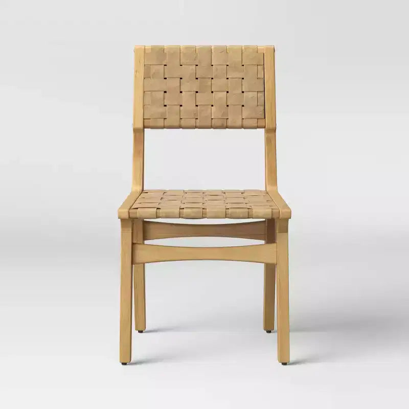Sedia da pranzo Ceylon in legno naturale - Threshold™