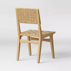 Sedia da pranzo Ceylon in legno naturale - Threshold™