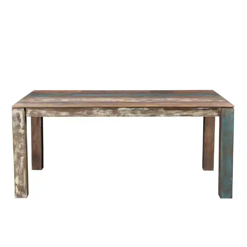 Tavolo da pranzo 60" in legno vecchio di recupero - Timbergirl