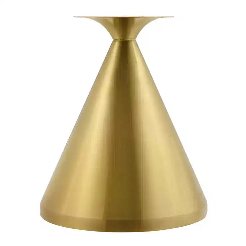 Tavolo da pranzo rotondo Modway in finto marmo Tupelo, 101 cm, oro/bianco