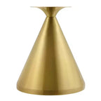 Tavolo da pranzo rotondo Modway in finto marmo Tupelo, 101 cm, oro/bianco