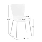 Buylateral Set da pranzo moderno Hillboro 3 pezzi nero: tavolo rotondo, struttura in metallo, 2 sedie senza braccioli