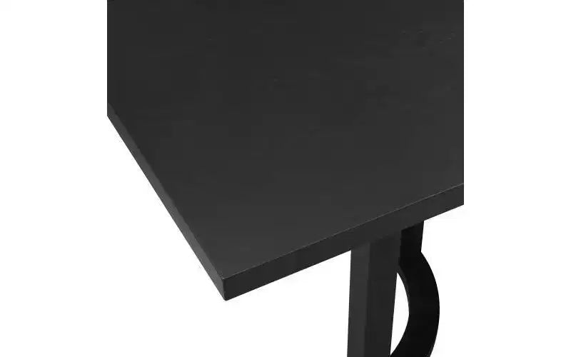 Christopher Knight Home Eleanor Set da pranzo imbottito in legno di gomma 7 pezzi Beige/Nero
