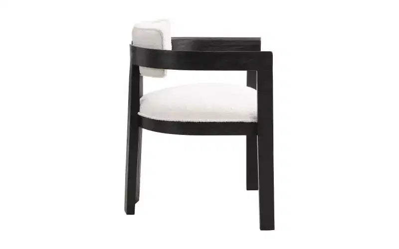Christopher Knight Home Eleanor Set da pranzo imbottito in legno di gomma 7 pezzi Beige/Nero