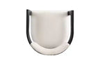 Christopher Knight Home Eleanor Set da pranzo imbottito in legno di gomma 7 pezzi Beige/Nero