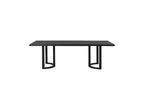 Christopher Knight Home Eleanor Set da pranzo imbottito in legno di gomma 7 pezzi Beige/Nero