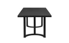 Christopher Knight Home Eleanor Set da pranzo imbottito in legno di gomma 7 pezzi Beige/Nero