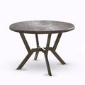 Alamo Round Dining Table Gray - Steve Silver Co.