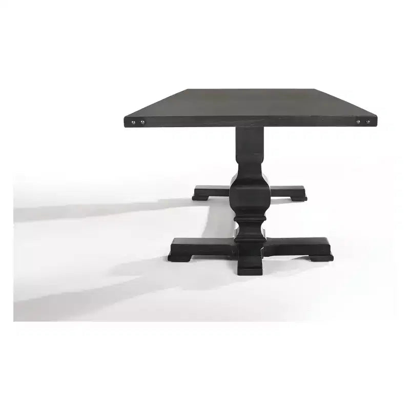 Tavolo da pranzo Morland Vintage Black - Acme Furniture: Rettangolare, non allungabile, 6 posti a sedere