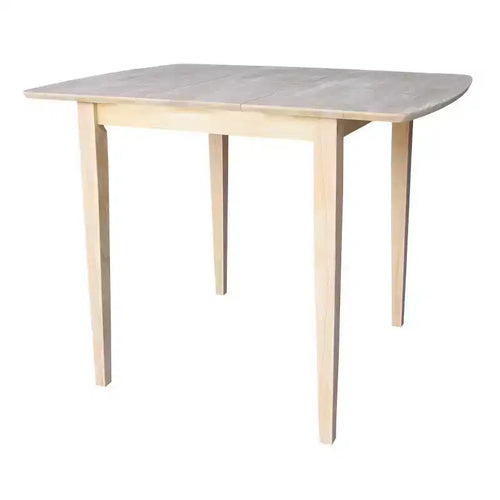 Tavolo da Pranzo Estensibile da 91,4 cm con Gambe a Farfalla e Stile Shaker Non Finito - International Concepts