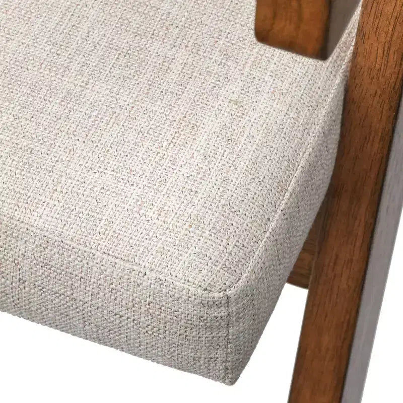 Lifestorey Set da pranzo moderno Felicity da 7 pezzi Quercia coloniale/Beige