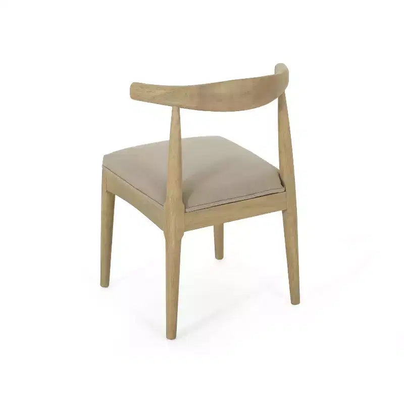 Christopher Knight Home Lillian Set da pranzo moderno di metà secolo da 7 pezzi con sedie imbottite, colore: Frassino chiaro