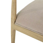 Christopher Knight Home Lillian Set da pranzo moderno di metà secolo da 7 pezzi con sedie imbottite, colore: Frassino chiaro
