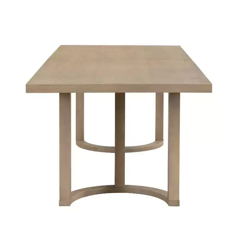 Christopher Knight Home Lillian Set da pranzo moderno di metà secolo da 7 pezzi con sedie imbottite, colore: Frassino chiaro