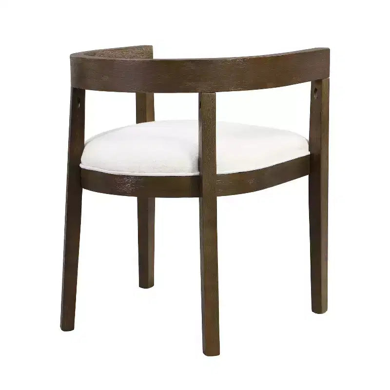 Christopher Knight Home Tyler set da pranzo moderno 7 pezzi in legno di Hevea, imbottito, beige/noce