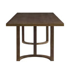 Christopher Knight Home Tyler set da pranzo moderno 7 pezzi in legno di Hevea, imbottito, beige/noce