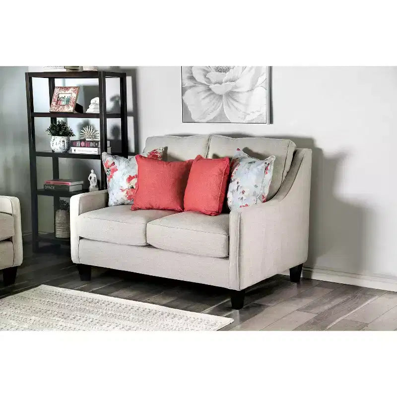 Divanetto imbottito Vieta avorio - Furniture Of America
