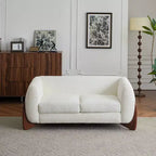 Christopher Knight Home James Divanetto 63 " in Tessuto Bouclé Beige