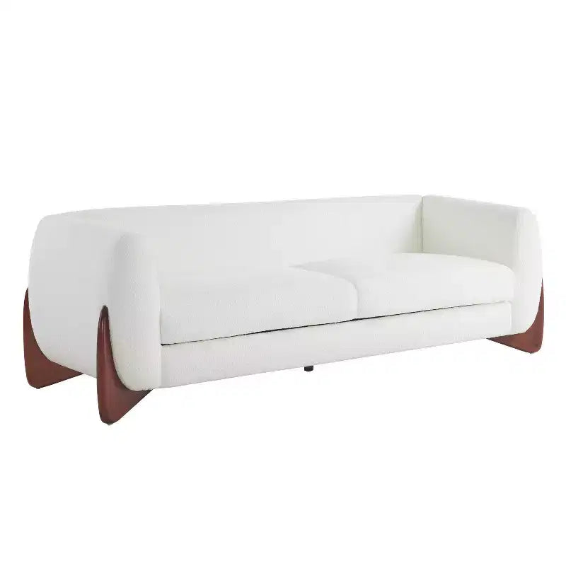 Christopher Knight Home Lucy Divano Combinato Moderno Imbottito a 3 e 2 Posti Beige