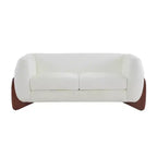 Christopher Knight Home Lucy Divano Combinato Moderno Imbottito a 3 e 2 Posti Beige
