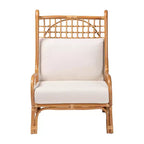 Sedia Helina Rattan Accent color miele chiaro bali & pari