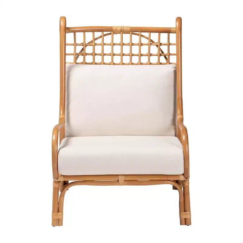 Sedia Helina Rattan Accent color miele chiaro bali & pari