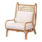 Sedia Helina Rattan Accent color miele chiaro bali & pari