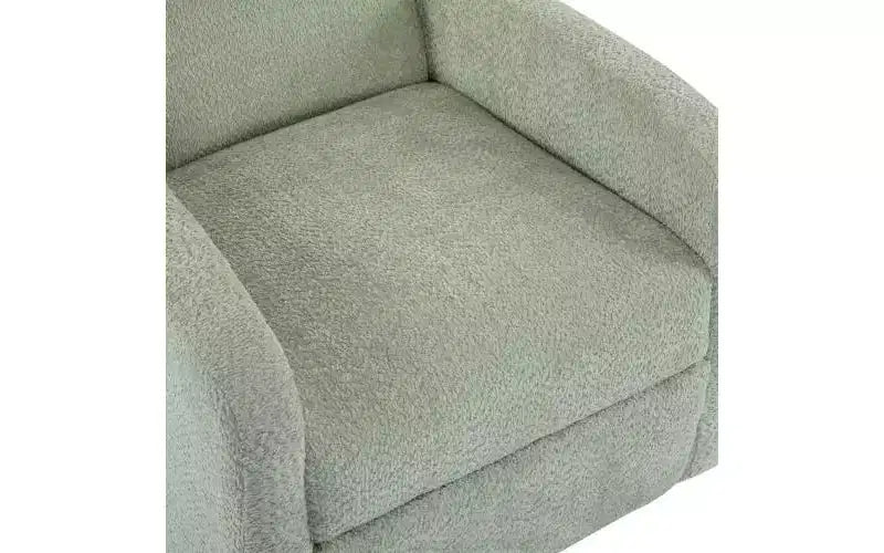 Christopher Knight Home Levi Poltrona Reclinabile Girevole a 360° e Girevole Verde Chiaro