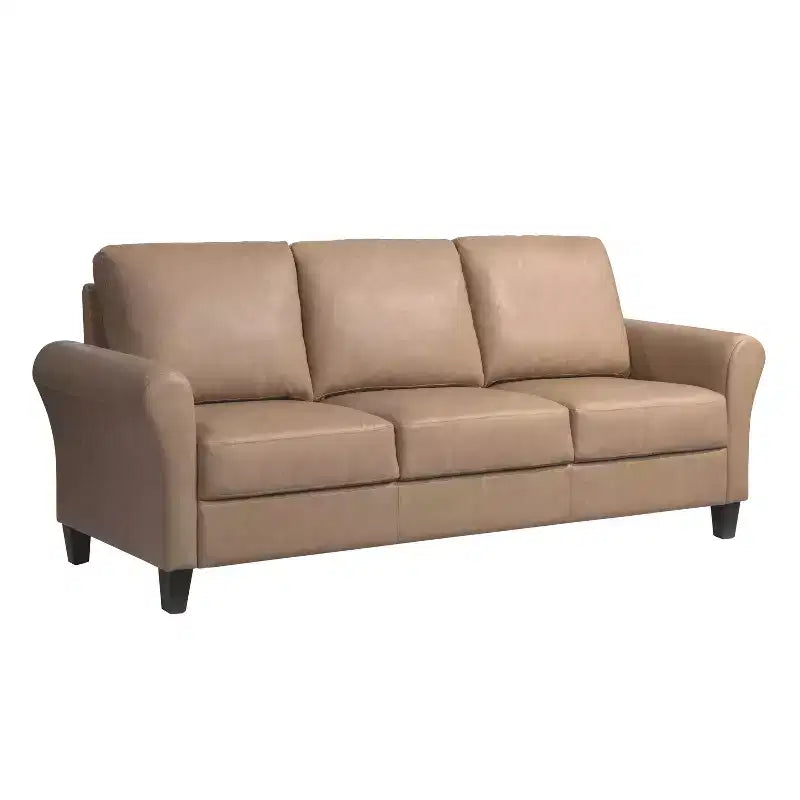Lifestyle Solutions Divano Willow in pelle vegana marrone chiaro