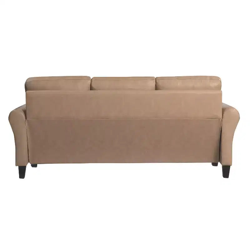 Lifestyle Solutions Divano Willow in pelle vegana marrone chiaro