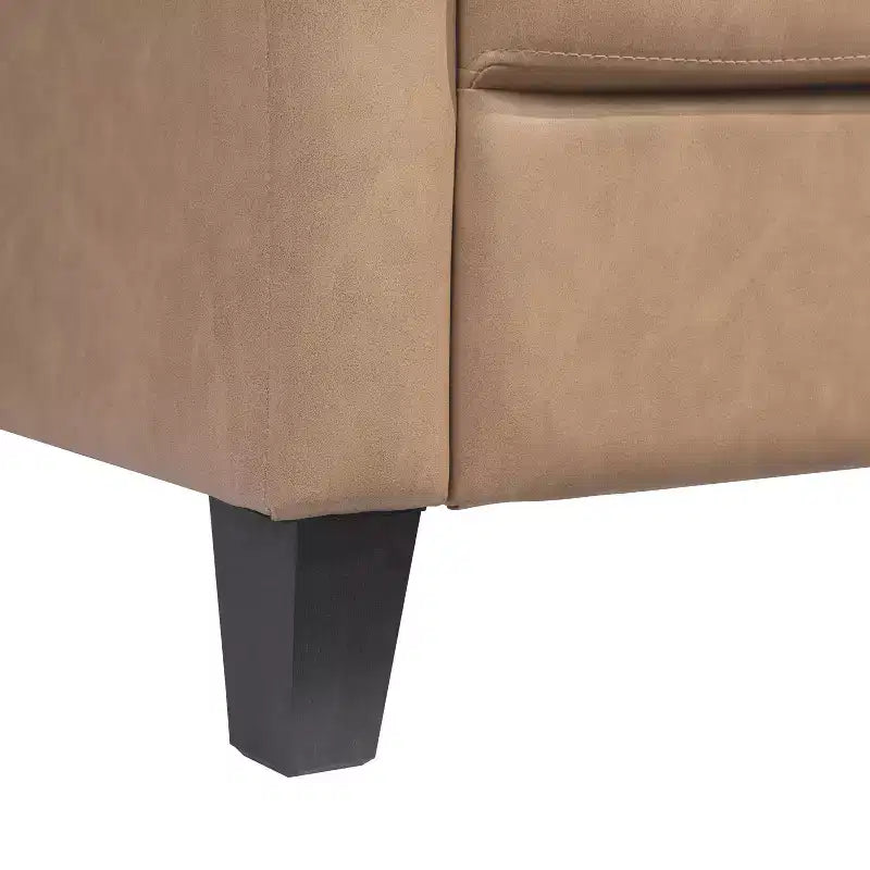 Lifestyle Solutions Divano Willow in pelle vegana marrone chiaro