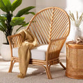 bali & pari Lisabon Rattan Arm Chair Light Honey
