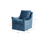 Sedia girevole Sparta - Blu