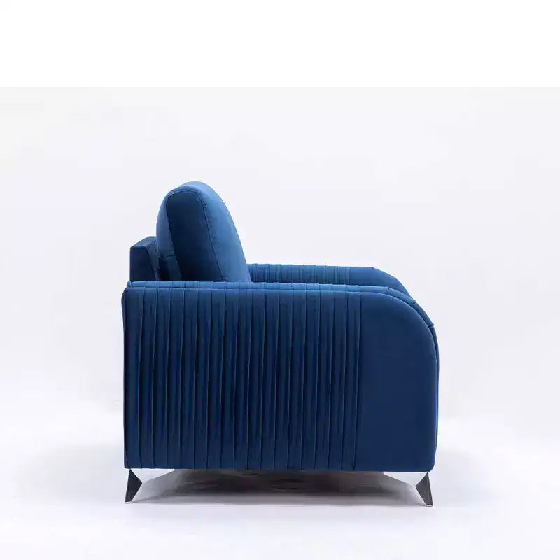 Divano Wenona 79" in velluto blu Acme Furniture