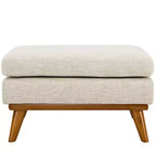 Pouf in tessuto imbottito Engage beige - Modway