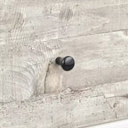 Buylateral Crislana Comodino con 2 cassetti in stile Mid-Century, bianco/grigio anticato