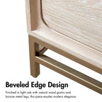 HOMES: Inside + Out Set Camera da Letto Riverstone Mid-Century Modern 3pz King con 2 Comodini Noce