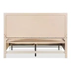 HOMES: Inside + Out Set Camera da Letto Riverstone Mid-Century Modern 3pz King con 2 Comodini Noce