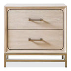 HOMES: Inside + Out Set Camera da Letto Riverstone Mid-Century Modern 3pz King con 2 Comodini Noce