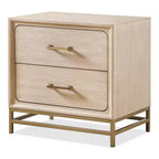 HOMES: Inside + Out Set Camera da Letto Riverstone Mid-Century Modern 3pz King con 2 Comodini Noce