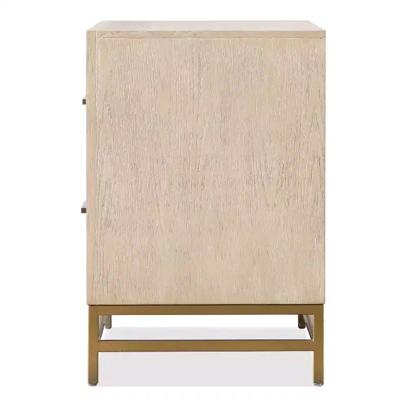HOMES: Inside + Out Set Camera da Letto Riverstone Mid-Century Modern 3pz King con 2 Comodini Noce