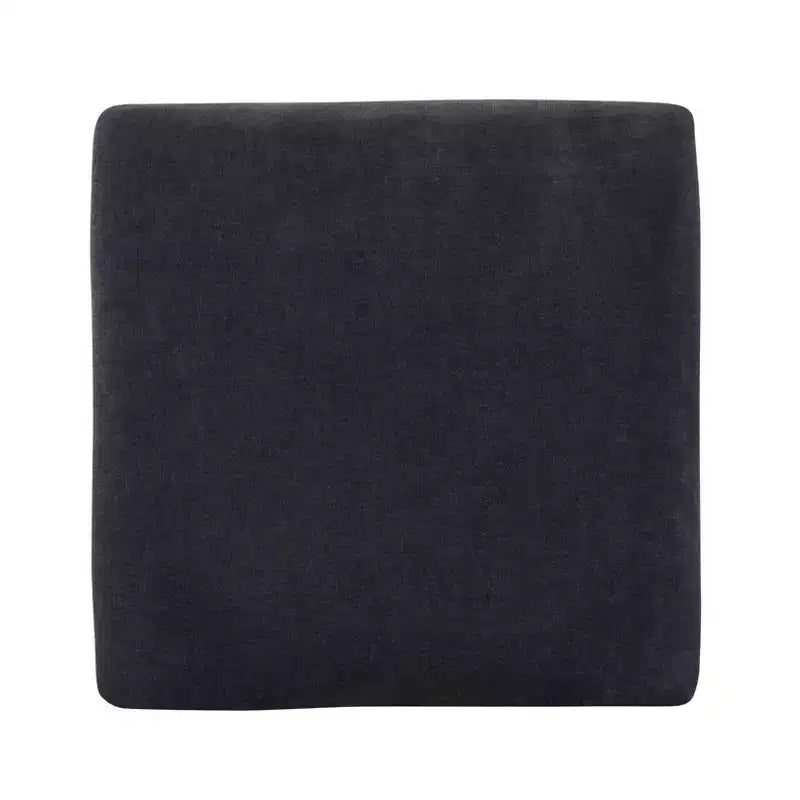 Mobiletto con specchio a ribalta Glam, 1 anta, 1 cassetto, specchio e legno, con sgabello, motivo a traliccio argentato - Linon