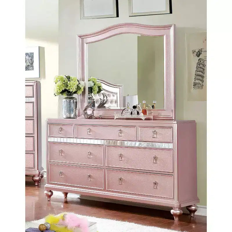 Cassettiera Coleman 7 cassetti oro rosa - HOMES: Inside + Out