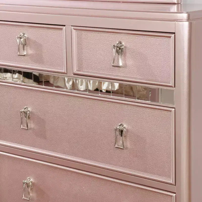 Cassettiera Coleman 7 cassetti oro rosa - HOMES: Inside + Out
