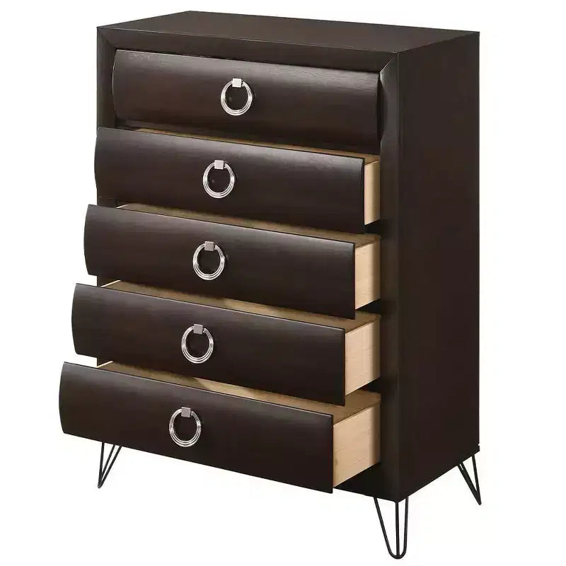 Comò Tablita Acme Furniture Finitura Merlot Scuro