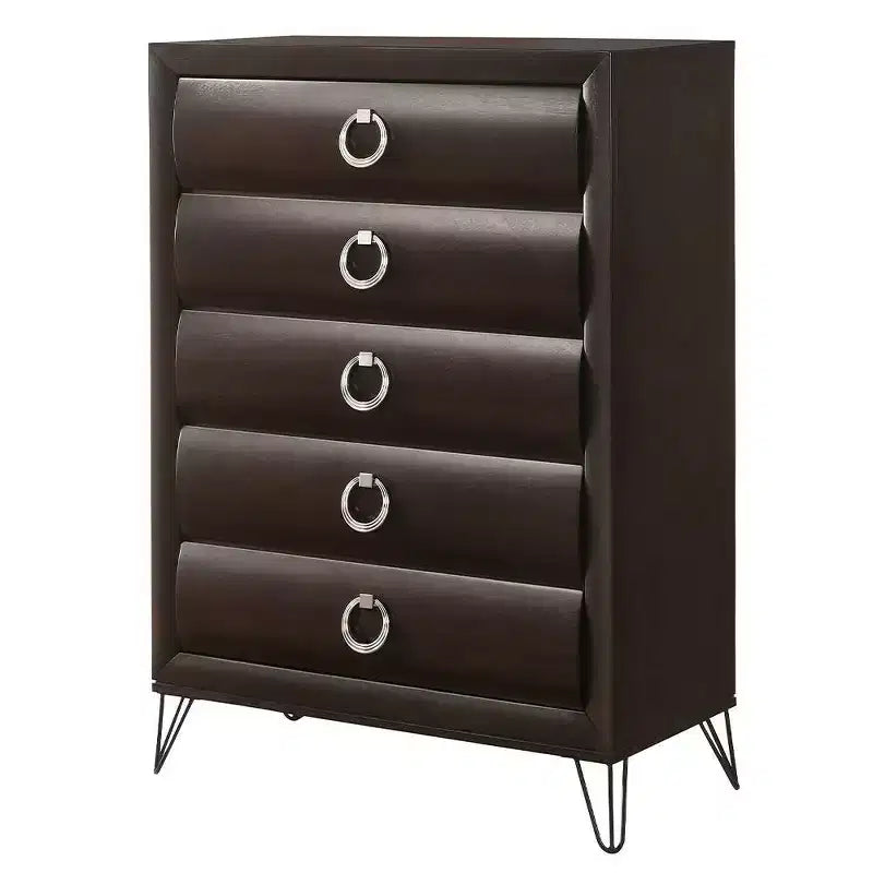 Comò Tablita Acme Furniture Finitura Merlot Scuro