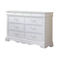 Acme Furniture 56" Estrella Dresser White Finish