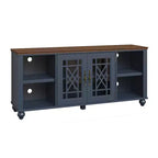Festivo Vintage Style 60" TV Stand for TVs up to 70" Navy