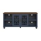 Mobile TV Festivo stile vintage 60" per TV fino a 70" Blu marino